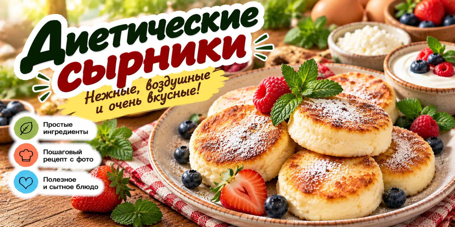 Диетические сырники