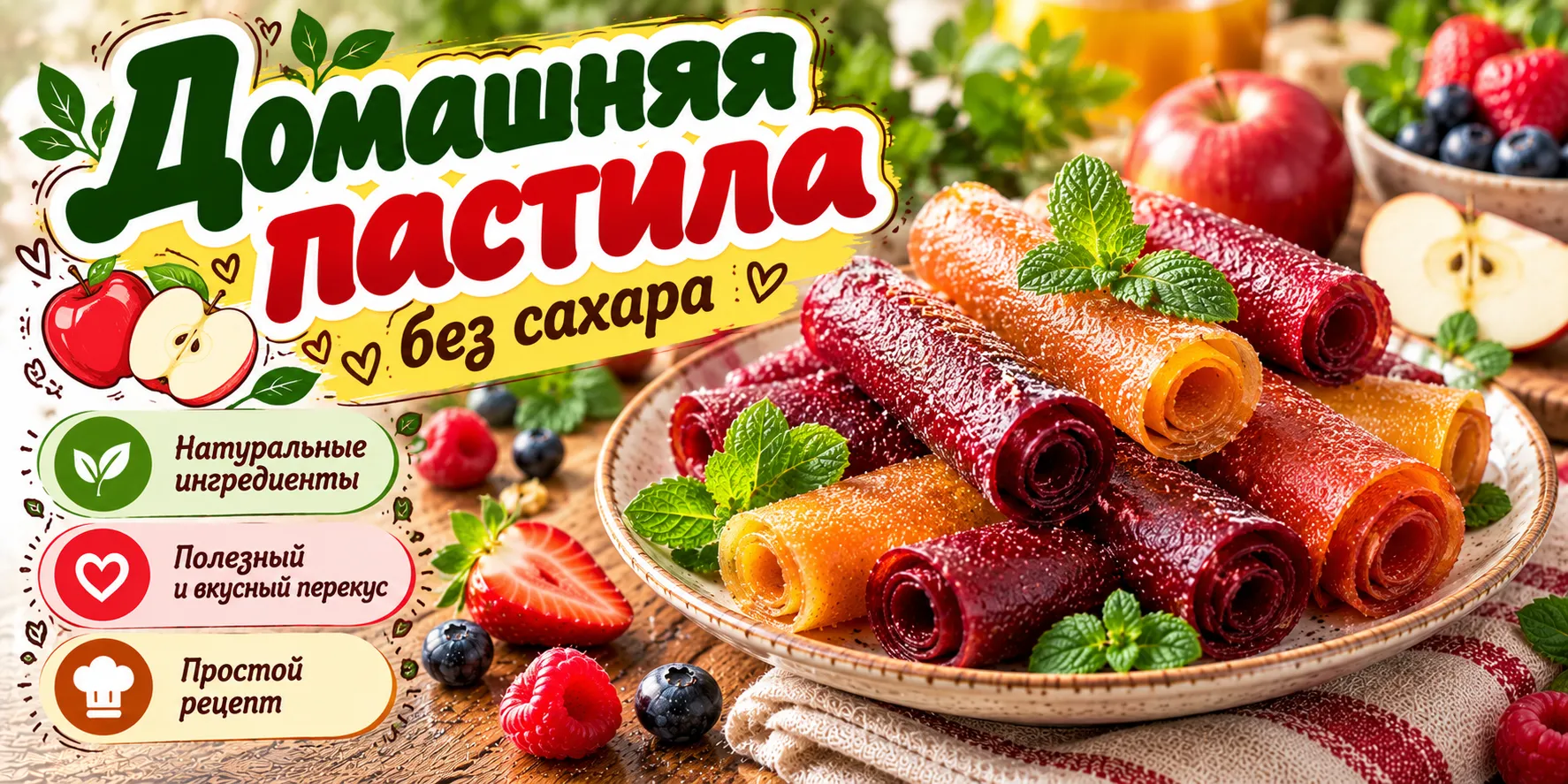 Домашняя пастила без сахара