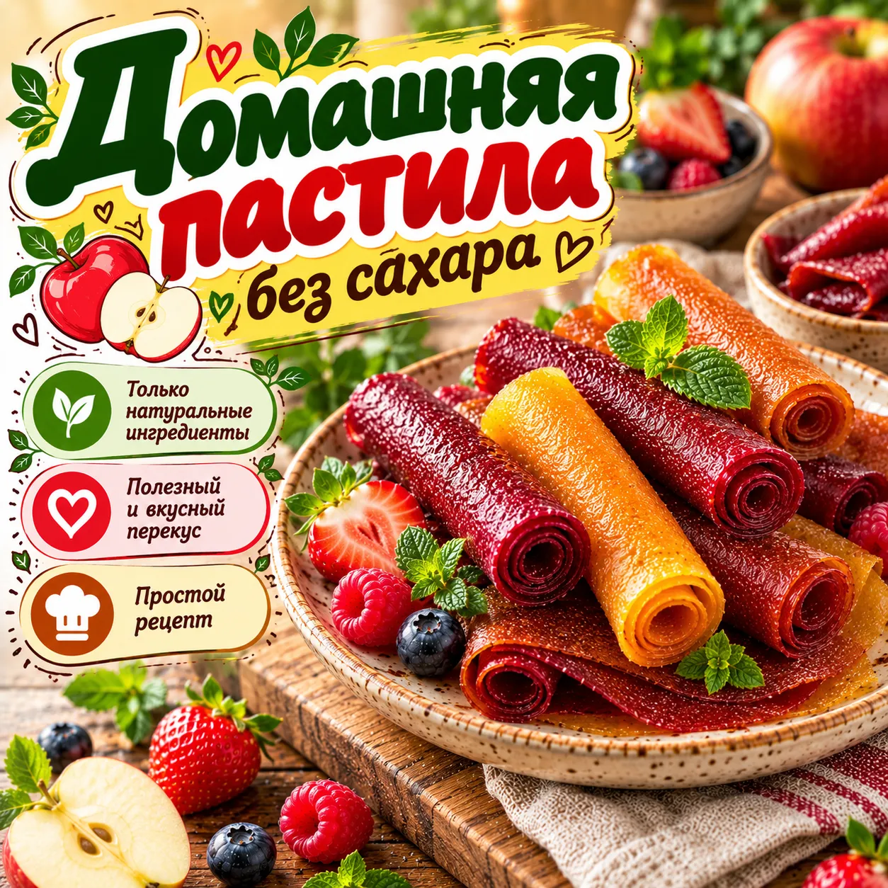 Пастила - рецепт, состав и приготовление по шагам