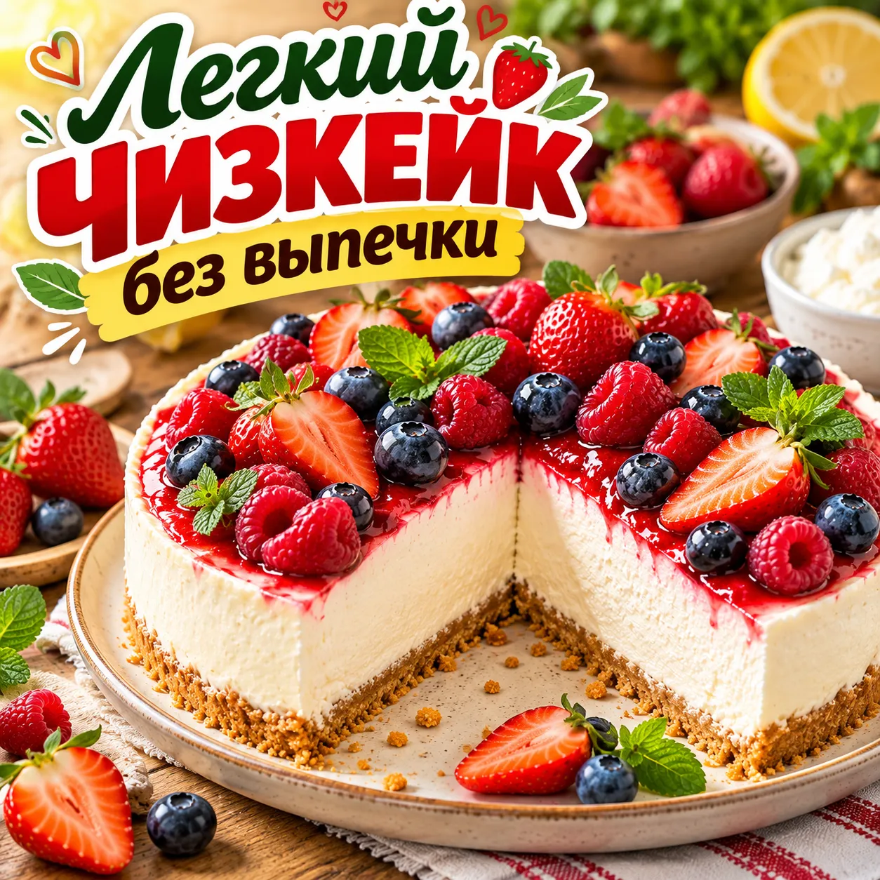 Чизкейк - рецепт, состав и приготовление по шагам