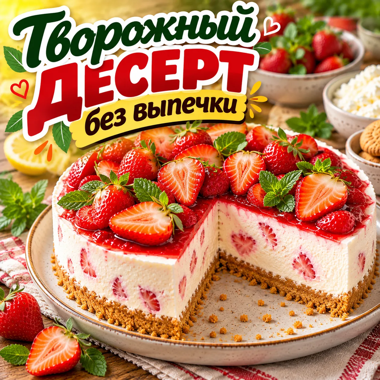 Творожный десерт - рецепт, состав и приготовление по шагам