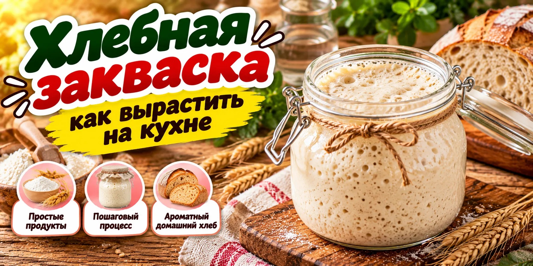 Хлебная закваска - как вырастить на кухне