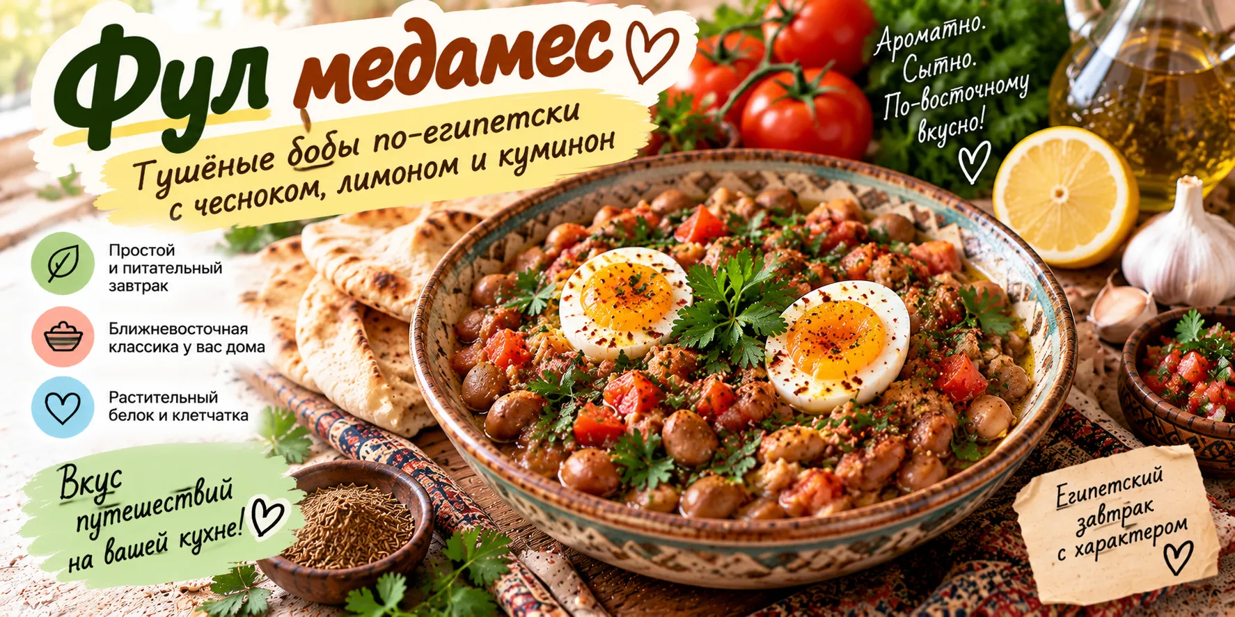 Египетский завтрак - Фул медамес