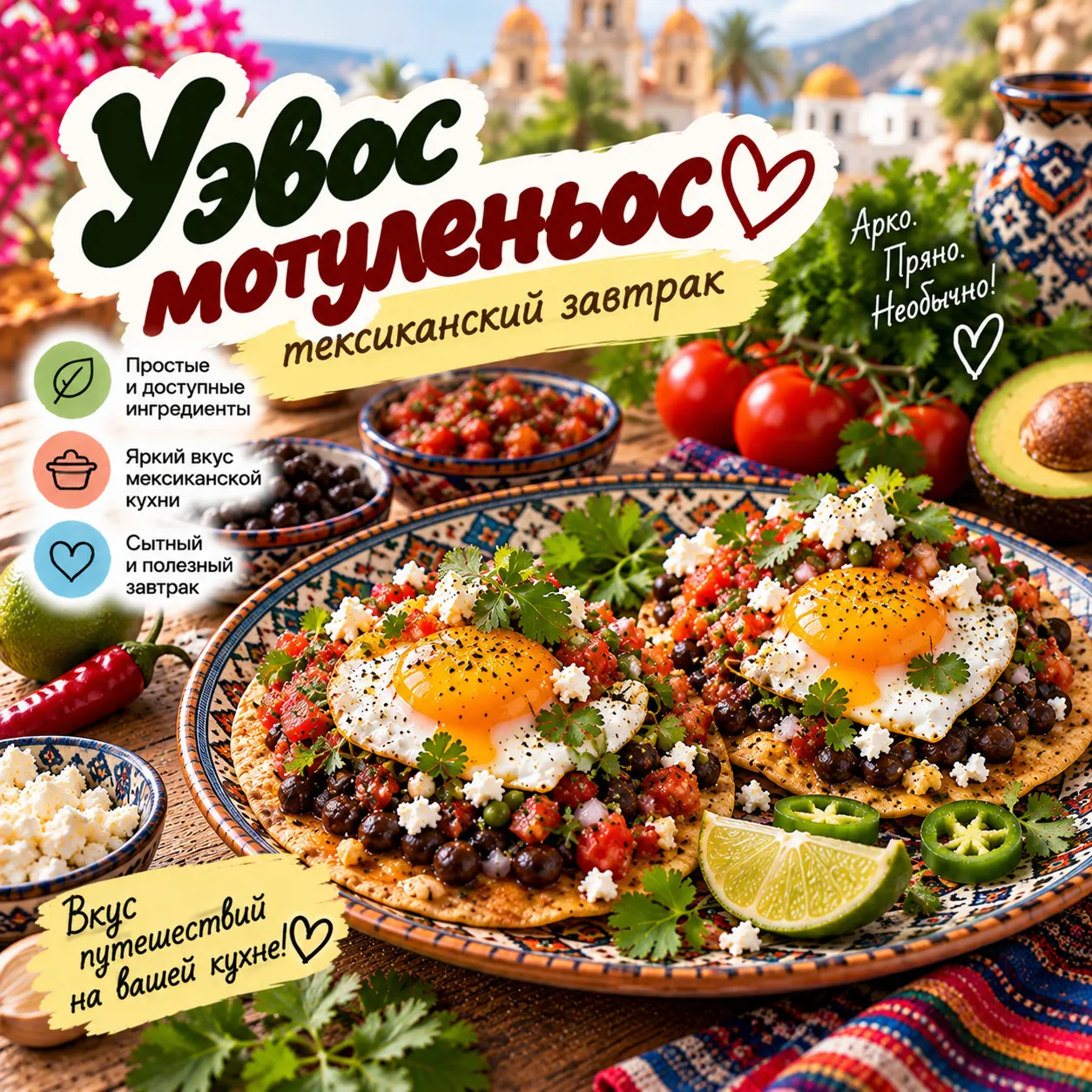 Уэвос мотуленьос - рецепт, состав и приготовление по шагам